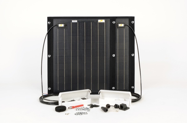 Set Sprayhood 90 Wp with 2 panels for 12V systems