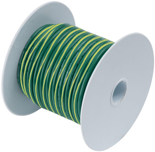Ancor 1000´ #10 GREEN W/ YELLOW STRIPE