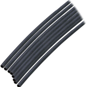 Ancor 1/8" x 12"" melns termosarūkošs vads