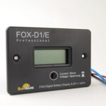FOX-D1/E voltage/current display flush mount version, max. 20 A, 8-30 V