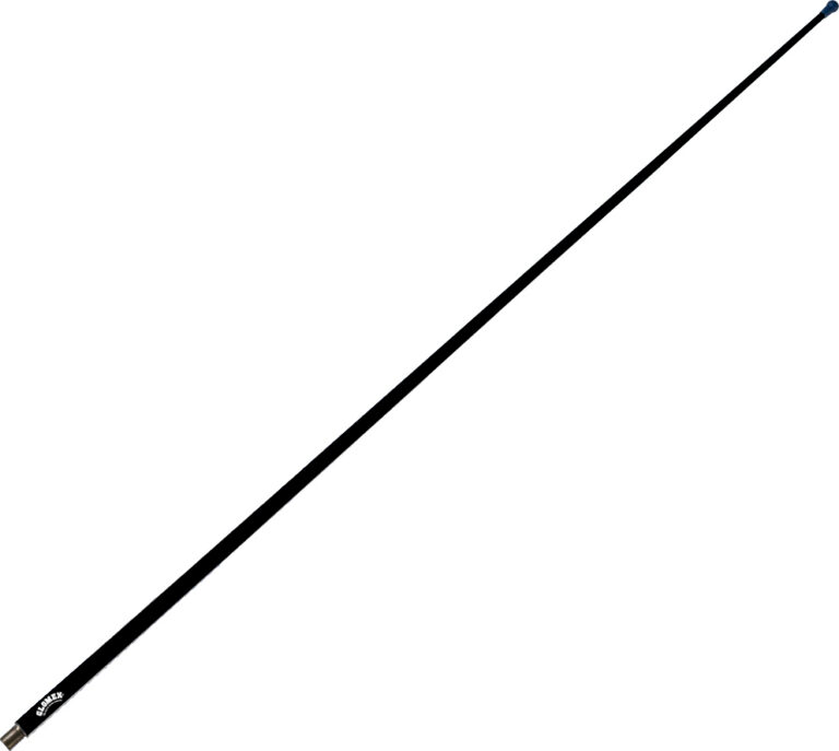 VHF BLACK ANTENNA – 3 dB – 1,2 m (4’) –  FIBERGLASS – 5/8”x24 FERRULE – FME TERMINATION